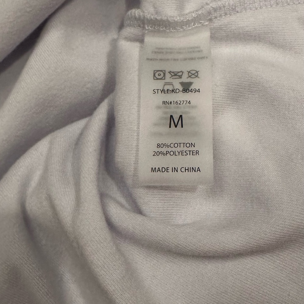 Mono B Baby Blue Buttoned Polo Terry Dress Medium - Picture 8 of 12